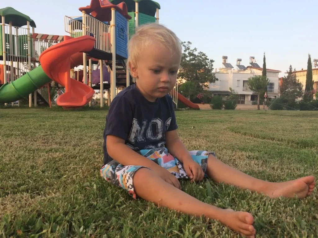 Child at a playground