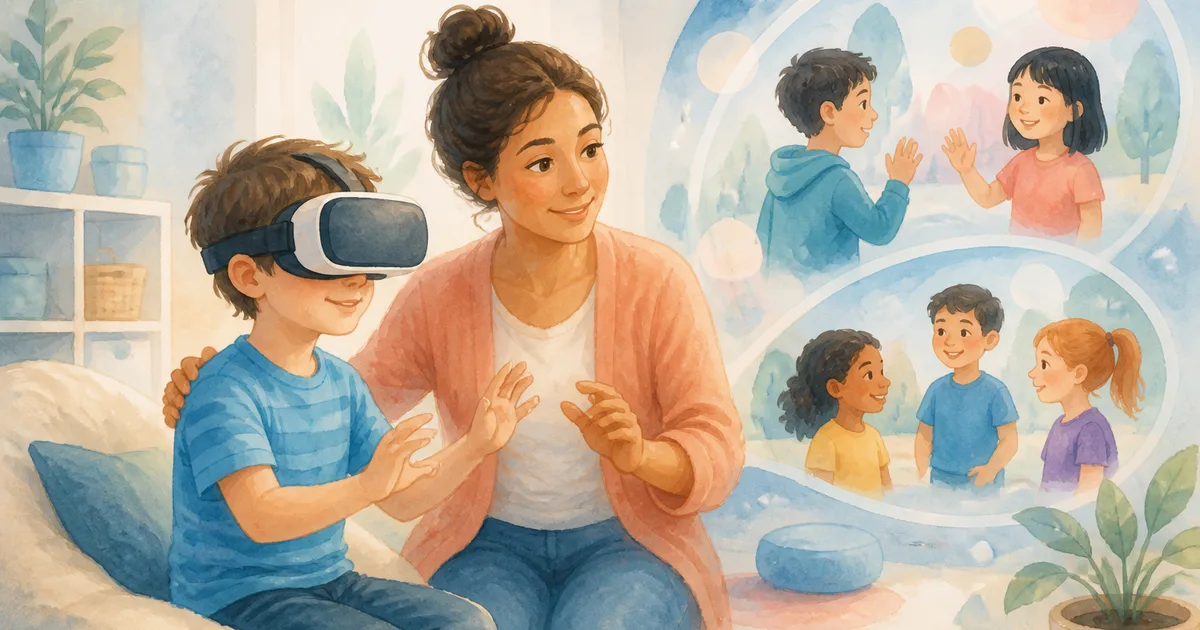 Virtual reality for social skills in autism: what the evidence can (and cannot) say